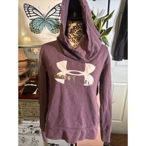 Womens Sz Large Hoodie Pullover loose hooded top Under Armour.